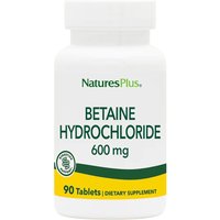 Natures Plus Betaine Cloridica Integratore Alimentate, 90 tavolette