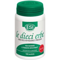 ESI Le Dieci Erbe - Integratore Naturale Combatte la Stitichezza, 100 tavolette