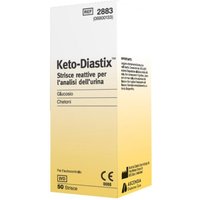 Bayer Keto-Diastix Strisce Reattive per l'Analisi dell'Urina, 50 Pezzi