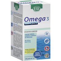 ESI Omega 3 - Extra Pure Integratore Naturale Omega 3 e Vitamina E, 180 Perle