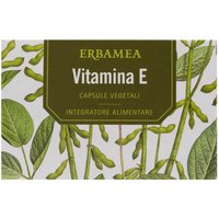 Erbamea Vitamina E Integratore Alimentare Antiossidante, 24 Capsule
