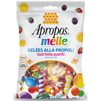 Apropos Melle Gelées - Caramelle con propoli per il benessere, gelée frutti assortiti 80 g