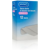 Alvita Garza Sterile In Tessuto Non Tessuto Misura 18 x 40 cm, 12 Pezzi
