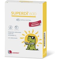 Laborest SuperDì 600 Integratore Assorbimento di Calcio e Difesa, 45 Capsule