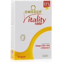 UGA Nutraceuticals Omegor - Vitality 1000 Integratore Alimentare, 30 Capsule