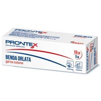 Prontex Benda Orlata di Garza Idrofila Misura 10 x 500 cm, 1 Pezzo