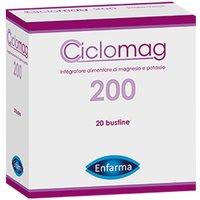Enfarma Ciclomag 200 Integratore di Magnesio e Potassio, 20 Bustine