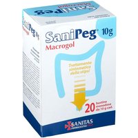 Sanitas Sanipeg 10g Macrogol Polvere per Soluzione Orale, 20 bustine 10g