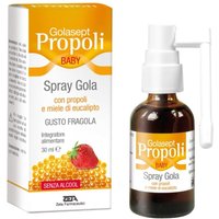 Zeta Farmaceutici Golasept - Propoli Baby Spray Gola Gusto Fragola, 30ml