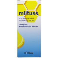Bi3 Pharma Miltuss Soluzione Orale per Tosse e Mal di Gola, 150ml