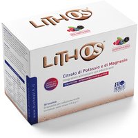 Biohealth Lithos Integratore Potassio e Magnesio Frutti di Bosco, 30 Bustine