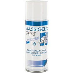 Massigen Massigelo Sport Spray Ghiaccio Istantaneo, 400Ml