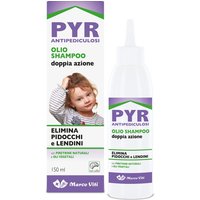 Marco Viti Pyr - Olio Shampoo Antipediculosi Doppia Azione, 150ml