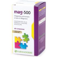 Farmaderbe Mag 500 Integratore Alimentare, 60 Compresse