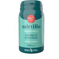 Erba Vita Monoplanta - Mirtillo Integratore Microcircolo, 100 Perle