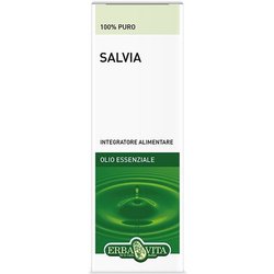 Erba Vita Oli Essenziali - Olio Essenziale Salvia, 10Ml