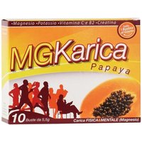 EFAS MG Karica Papaya Integratore Alimentare Magnesio e Potassio, 10 Bustine