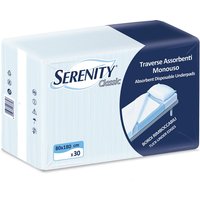 Serenity Traversa Assorbenti Monouso 80x180cm, 30 Traverse