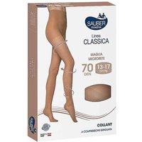Sauber Classica - Collant microrete 70 denari colore medio per la circolazione, 1 paio taglia 3