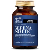 Salugea Serena Notte Integratore per Dormire Bene, 60 Capsule Vegetali