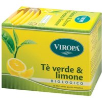 Viropa Tè Verde e Limone Biologico, 15 filtri