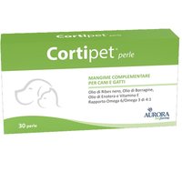 Aurora Biofarma Cortipet Cani e Gatti Mangime Complementare, 30 Perle
