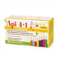 Farmaderbe Api 4+1 Integratore Alimentare, 10 Flaconcini