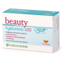 Farmaderbe Beauty Hyaluronic 100 Integratore Alimentare, 30 Capsule