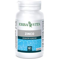 Erba Vita Minerali - Zinco Integratore Naturali Difese, 60 Capsule Vegetali