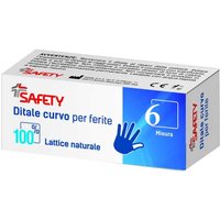 Safety Ditale Lattice Curvo Contenzione e Medicazione Pollice Taglia 6, 1 Pezzo