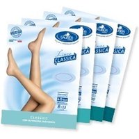 Sauber collant linea classica 70 denari beige - Calza a compressione per il microcircolo, 1 paio