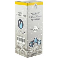 Argento Colloidale Ionico Supremo 20 PPM Dispositivo Medico con Erogatori, 100ml
