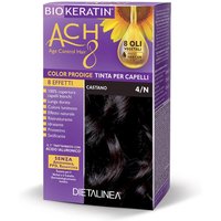 Biokeratin ACH8 Color Prodige - Tinta per Capelli Castano 4N, 1 Kit