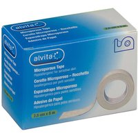 Alvita Cerotto Microporoso In Rocchetto 2,5 cm x 5m, 1 Pezzo