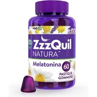 ZzzQuil Natura Integratore Melatonina per Dormire, 60 Pastiglie gommose