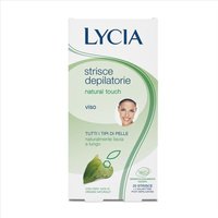 Lycia Natural Touch - Strisce Depilatorie Viso, 20 Strisce