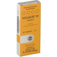SANUM-Kehlbeck Notakehl D5 Medicinale Omeopatico Immuno Isopatico, 20 Compresse