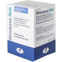 S.farmaceutici Rinobase Neb Soluzione Ipertonica 3%, 20 flaconcini