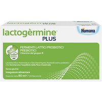 Humana Lactogèrmine Plus Integratore Fermenti Lattici Probiotici, 10 Flaconcini