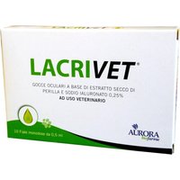 Aurora Biofarma Lacrivet Gocce Oculari Per Cane E Gatto, 10 Flaconcini