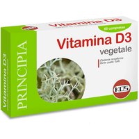 Kos Principia - Vitamina D3 Vegetale Integratore Alimentare, 60 Compresse