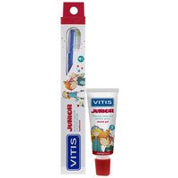 Vitis Junior - Spazzolino per Bambini + Junior Gel Dentifricio 15ml