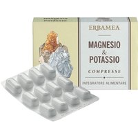 Erbamea Magnesio e Potassio Integratore Alimentare, 24 Compresse