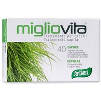 Santiveri Migliovita Integratore Capelli Ciglia Unghie Peli, 40 Capsule