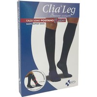 Budetta Farma CliaLeg - Positano Calza Uomo 16-20mmHg colore Nero Taglia L