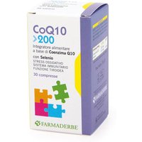 Farmaderbe Co Q10 Integratore Alimentare, 30 compresse