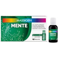 Massigen Mente Integratore Alimentare, 10 Flaconi da 25ml