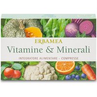 Erbamea Vitamine e Minerali Integratore Alimentare, 24 Compresse