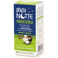 Farmaderbe Phyto Notte - Melatonina SOS Spray Orale, 30ml