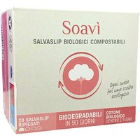 Soavì Salvaslip Biologici Compostabili, 20 salvaslip ripiegati